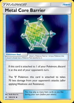 Unbroken Bonds Metal Core Barrier #180 card