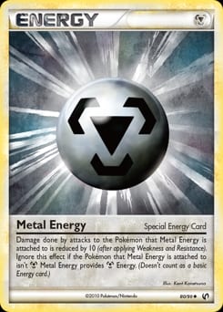 2010 HS—Undaunted Metal Energy #80 card