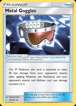 Team Up Metal Goggles #148 card