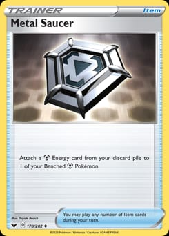 Sword & Shield Metal Saucer #170 card