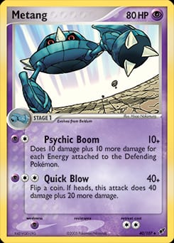2005 Deoxys Metang #40 card