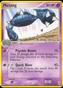 2006 EX Trainer Kit 2 Plusle Metang #5 card