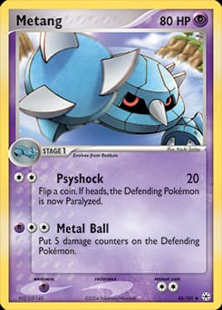 2004 Hidden Legends Metang #43 card