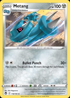 Silver Tempest Metang #118 card