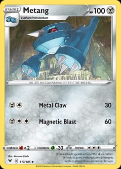 2020 Vivid Voltage Metang #117 card