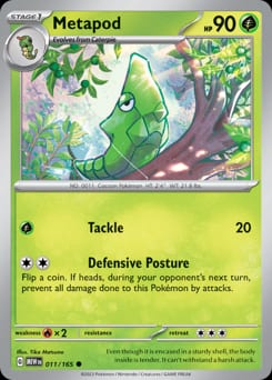 151 Metapod #11 card