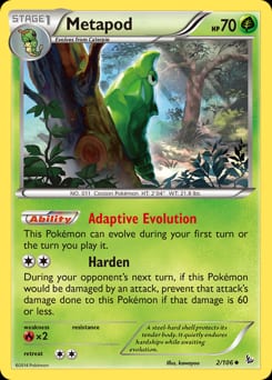 Flashfire Metapod #2 card