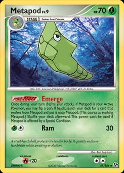 Great Encounters Metapod #47 card