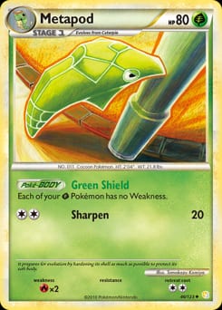 HeartGold & SoulSilver Metapod #46 card