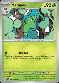 Journey Together Metapod #2 card