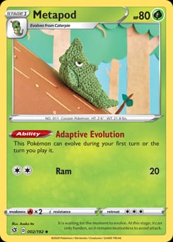 Rebel Clash Metapod #2 card