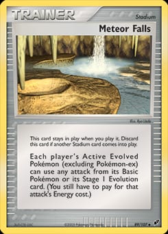 Deoxys Meteor Falls #89 card