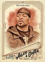 2018 Topps Allen & Ginter Base Set Method Man #82 card