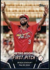 2024 Topps Update First Pitch Metro Boomin #FP-9 card