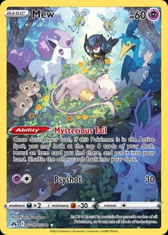 2023 Crown Zenith Galarian Gallery Mew #GG10 card