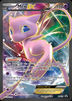 XY Black Star Promos Mew-EX #XY126 card