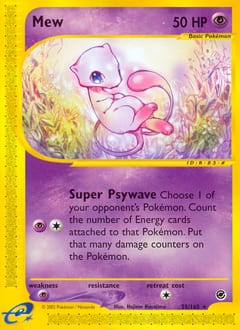 2002 Expedition Base Set Mew #55 card