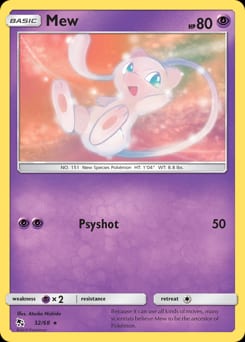 2019 Hidden Fates Mew #32 card