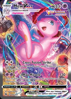 2021 Fusion Strike Mew VMAX #269