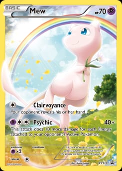 XY Black Star Promos Mew #XY110 card