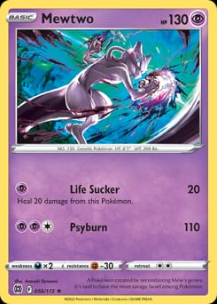 2022 Brilliant Stars Mewtwo #56 card