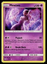 2019 Detective Pikachu Mewtwo #12 card