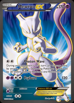 2015 BREAKthrough Mewtwo-EX #157 card