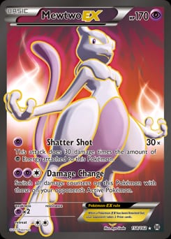 2015 BREAKthrough Mewtwo-EX #158 card