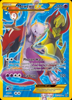 2015 BREAKthrough Mewtwo-EX #163 card