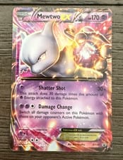XY Black Star Promos Mewtwo-EX #XY107 card