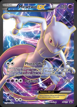 XY Black Star Promos Mewtwo-EX #XY125 card