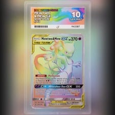 Unified Minds Mewtwo & Mew-GX #242 card