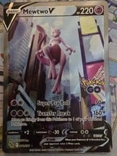 Pokémon GO Mewtwo V #72 card