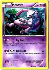 XY Black Star Promos Mewtwo #XY100 card