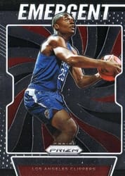 2019-20 Panini Prizm Emergent Mfiondu Kabengele #22 card