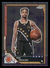 2025 Topps Chrome McDonald's All American Base Set Mia Pauldo #25 card
