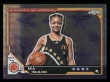 2025 Topps Chrome McDonald's All American Base Set Mia Pauldo #63 card