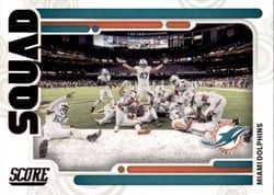 2022 Score Squad Miami Dolphins #S8 card