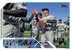 2023 Topps Base Set Miami Marlins #473 card