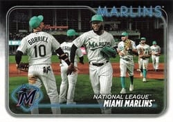 2024 Topps Base Set Miami Marlins #252 card