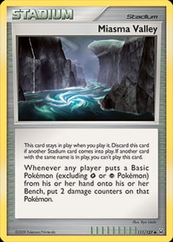Platinum Miasma Valley #111 card