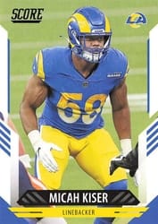 2021 Score Base Set Micah Kiser #254 card