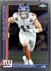 2025 Topps Chrome Base Set Micah McFadden #232 card