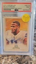 2021 Panini Chronicles Gridiron Kings Signatures Micah Parsons #GK-35 card