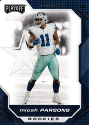 2021 Panini Chronicles Playoff Momentum Rookies Micah Parsons #PMR-35 card