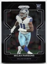 2021 Panini Chronicles Prizm Black Micah Parsons Signature #PB-19