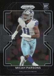 2021 Panini Chronicles Prizm Black Micah Parsons #PB-19 card