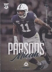 2021 Panini Luminance Base Set Micah Parsons #156 card