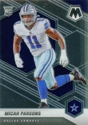 2021 Panini Mosaic Base Set Micah Parsons #362 card
