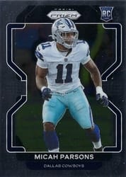 2021 Panini Prizm Base Set Micah Parsons #382 card